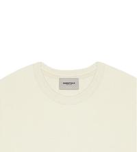 Essentials Cream Tee Front Logo