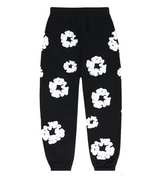 Denim Tear Cotton Wreath Black Sweatpants