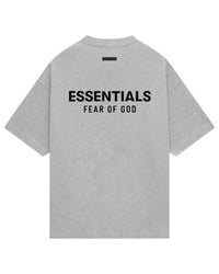 Essentials Jersey Crewneck Tee Light Heather Grey