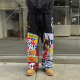 Bravest Studios Patchwork Baggy Sweatpants Black