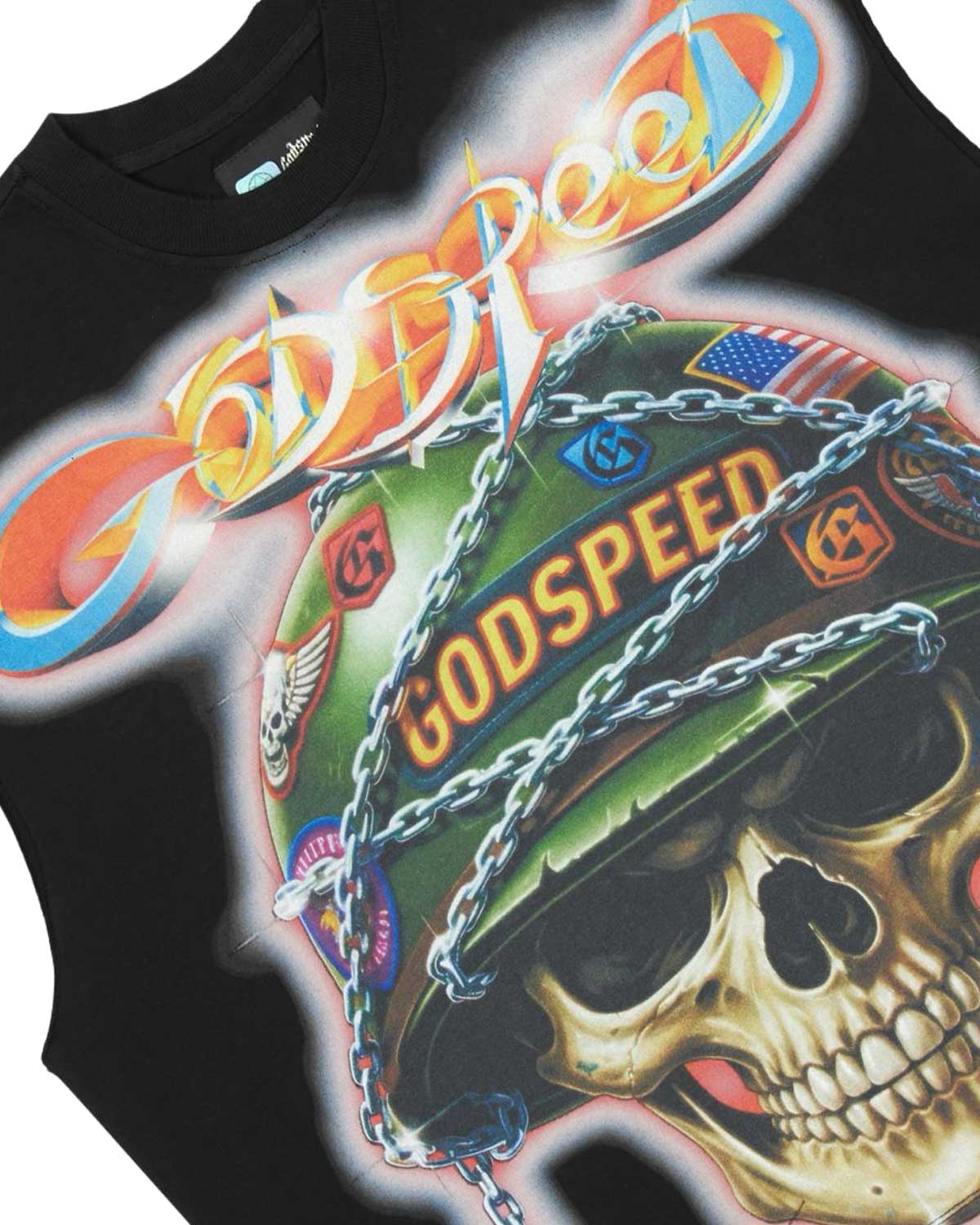 Godspeed Badges Of Honor Sleeveless Tee Black