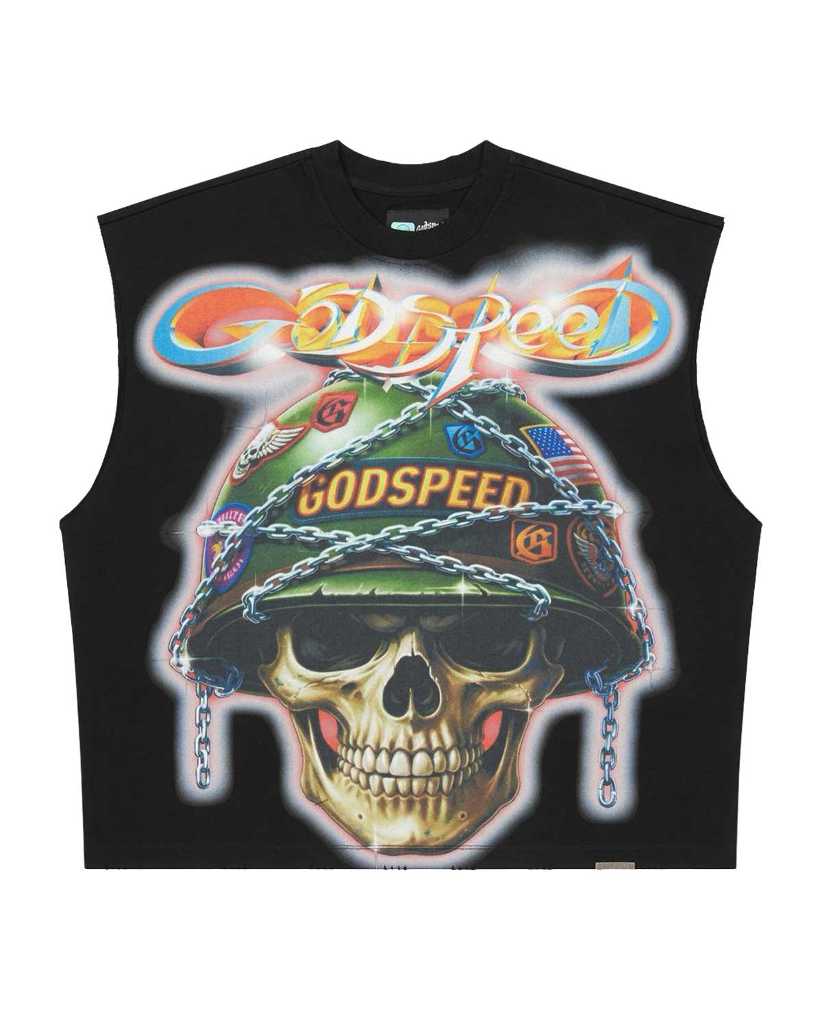 Godspeed Badges Of Honor Sleeveless Tee Black