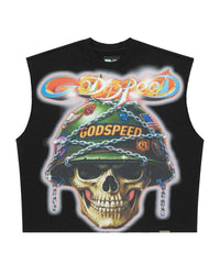 Godspeed Badges Of Honor Sleeveless Tee Black