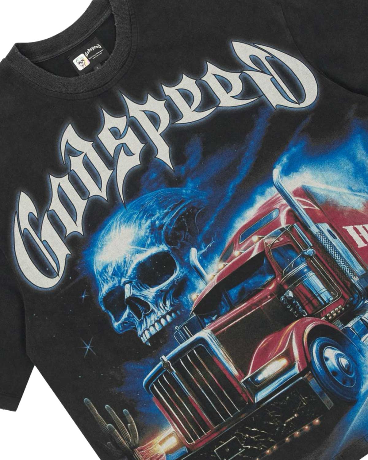 Godspeed Interstate Fate Tee Black