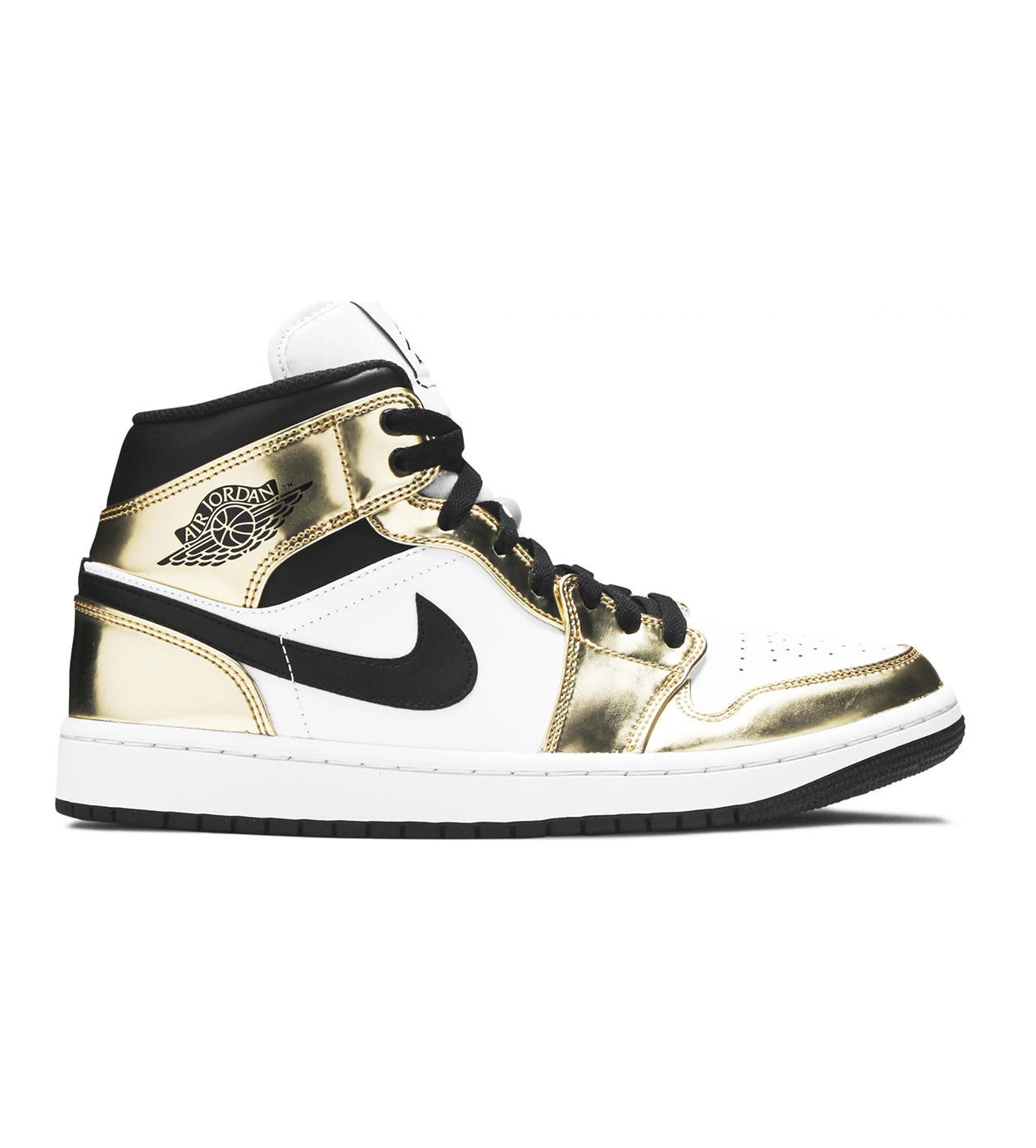 Jordan 1 Mid 'Metallic Gold Black/White'