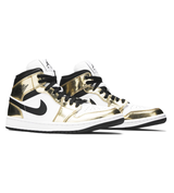 Jordan 1 Mid 'Metallic Gold Black/White'