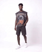 Godspeed Fences Sleeveless Tee Black