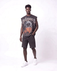 Godspeed Fences Sleeveless Tee Black