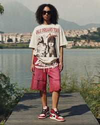Vale Forever Skittle Sworts Sweat Shorts Red