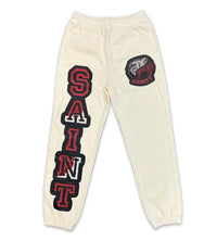 Saint Vanity Logo Sweatpants Cream