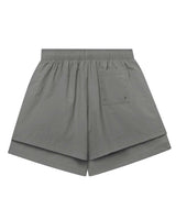 Sp5der OG Web Double Layer Shorts Baby Slate