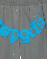 Sp5der OG Web Double Layer Shorts Baby Slate