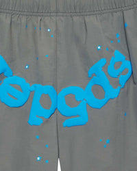 Sp5der OG Web Double Layer Shorts Baby Slate