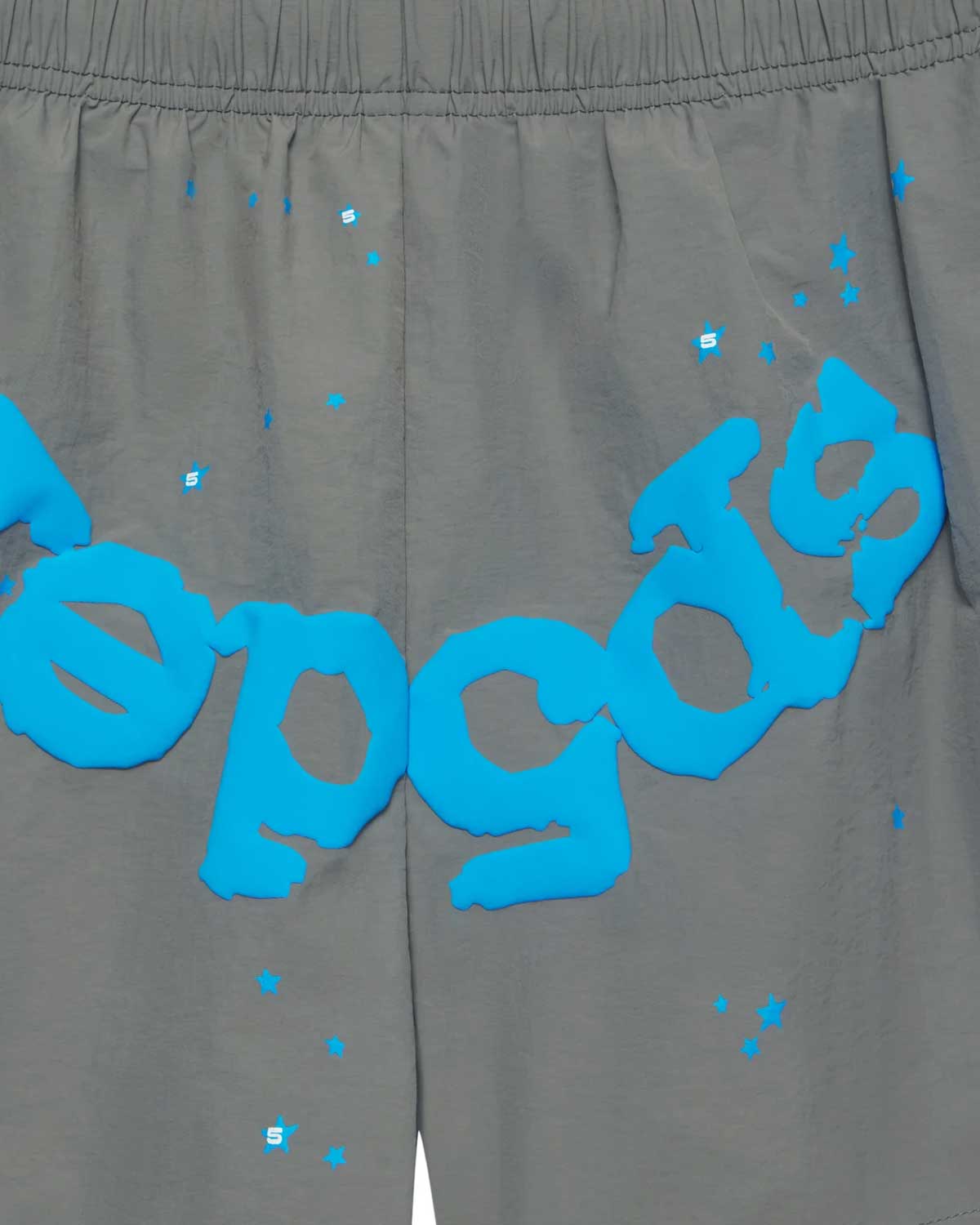 Sp5der OG Web Double Layer Shorts Baby Slate
