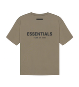 Essentials Taupe Tee Back Logo