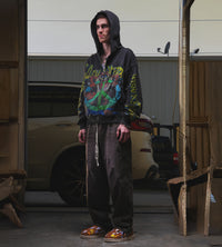 Vale Forever Taz Zip Up Hoodie Black