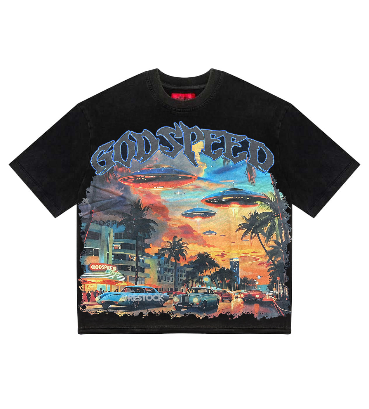 Godspeed Miami UFO Tee Black *Miami Exclusive*