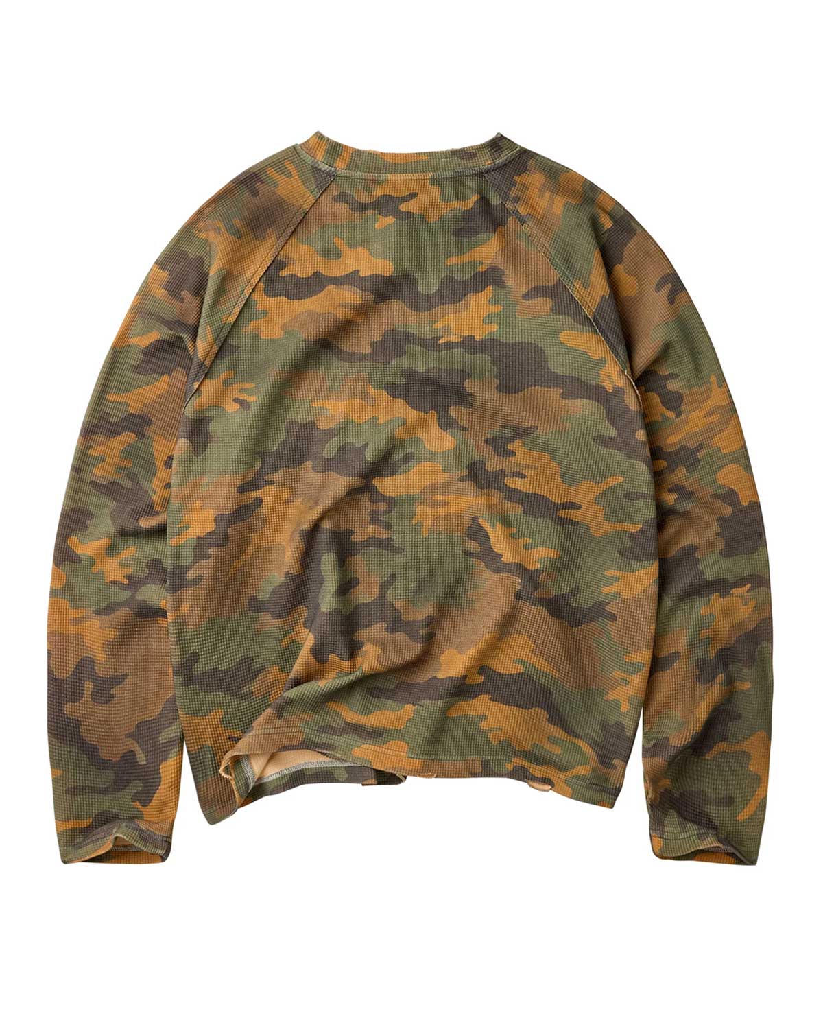 Vale Forever Boy Scout Thermal L/S Tee camo, plain camo back view
