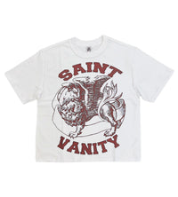 Saint Vanity Griffin Tee White/Red