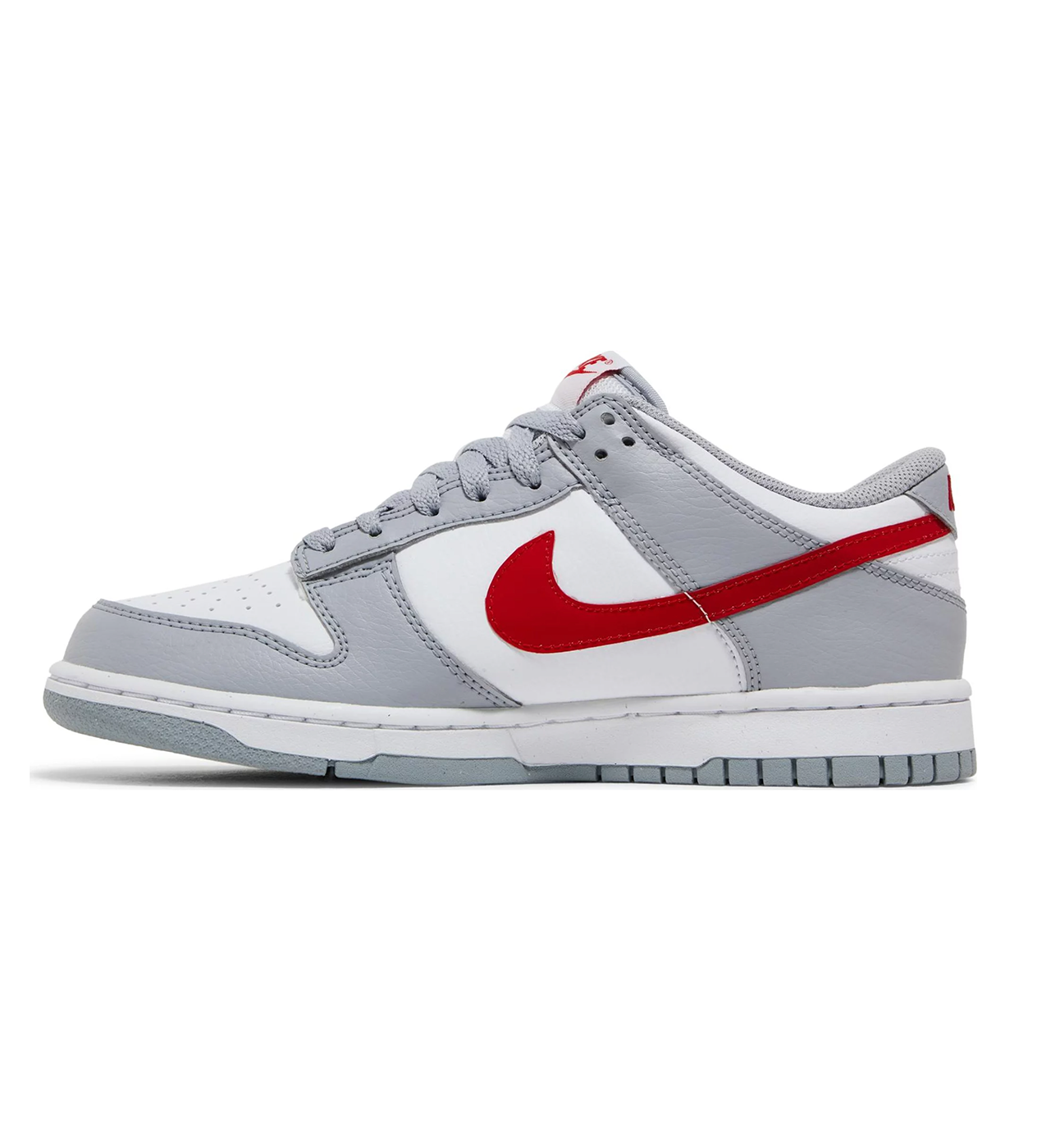 Nike Dunk Low 'White Wolf Grey University Red'