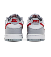 Nike Dunk Low 'White Wolf Grey University Red'